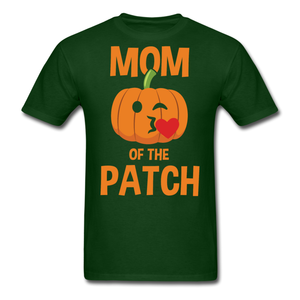 Happy Halloween Mom of the Patch shirt Halloween Family T-Shirt Size S-6XL - forest green