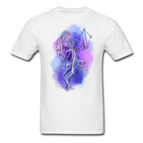 Libra Shirt September October Zodiac Sign Birthday Gift Astrology T-Shirt - white