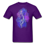 Libra Shirt September October Zodiac Sign Birthday Gift Astrology T-Shirt - purple