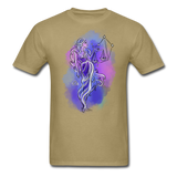 Libra Shirt September October Zodiac Sign Birthday Gift Astrology T-Shirt - khaki