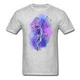 Libra Shirt September October Zodiac Sign Birthday Gift Astrology T-Shirt - heather gray