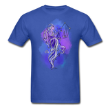 Libra Shirt September October Zodiac Sign Birthday Gift Astrology T-Shirt - royal blue