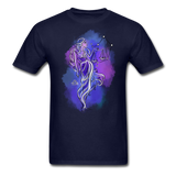 Libra Shirt September October Zodiac Sign Birthday Gift Astrology T-Shirt - navy