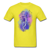 Libra Shirt September October Zodiac Sign Birthday Gift Astrology T-Shirt - yellow