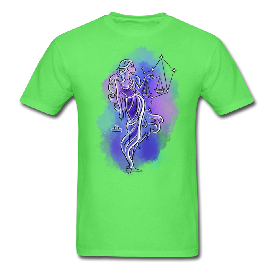 Libra Shirt September October Zodiac Sign Birthday Gift Astrology T-Shirt - kiwi