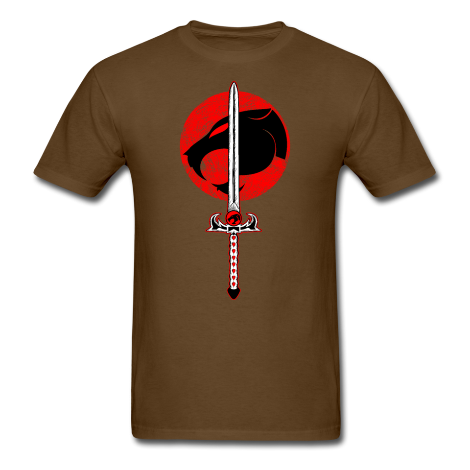 Fan Art Thunder Cats Sword shirt Vintage Cartoon Classic T-Shirt S-6XL - brown