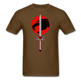 Fan Art Thunder Cats Sword shirt Vintage Cartoon Classic T-Shirt S-6XL - brown