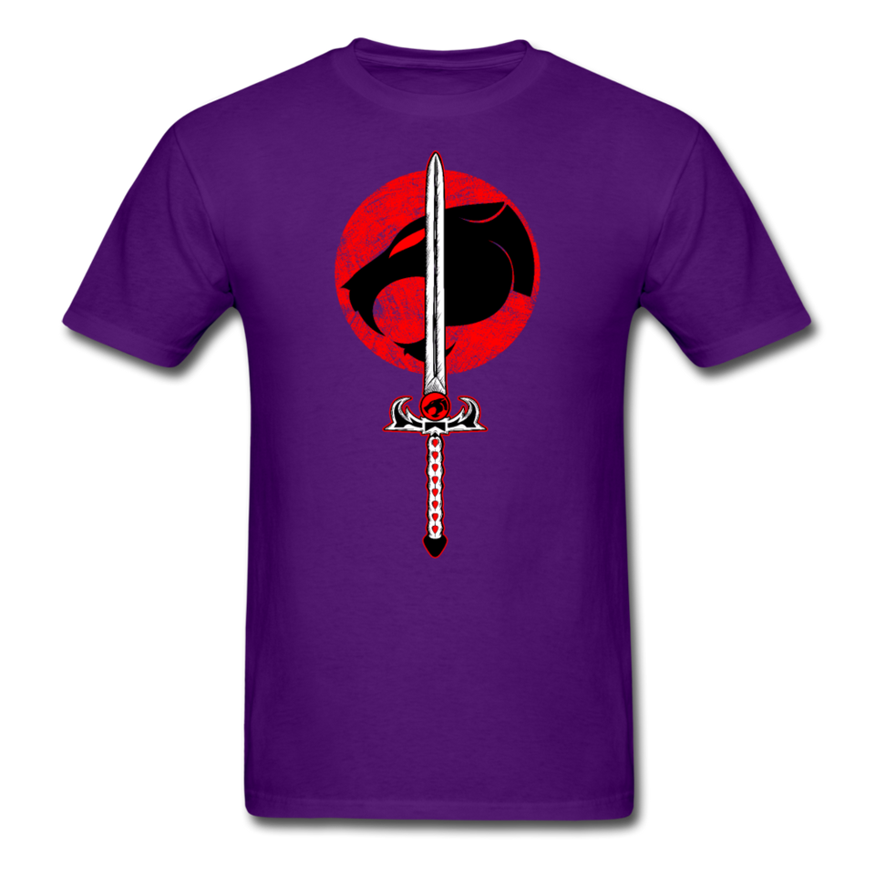 Fan Art Thunder Cats Sword shirt Vintage Cartoon Classic T-Shirt S-6XL - purple