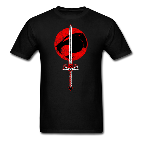 Fan Art Thunder Cats Sword shirt Vintage Cartoon Classic T-Shirt S-6XL - black