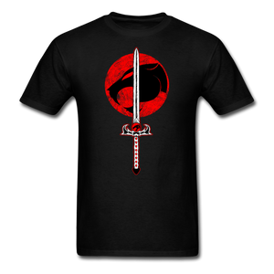 Fan Art Thunder Cats Sword shirt Vintage Cartoon Classic T-Shirt S-6XL - black