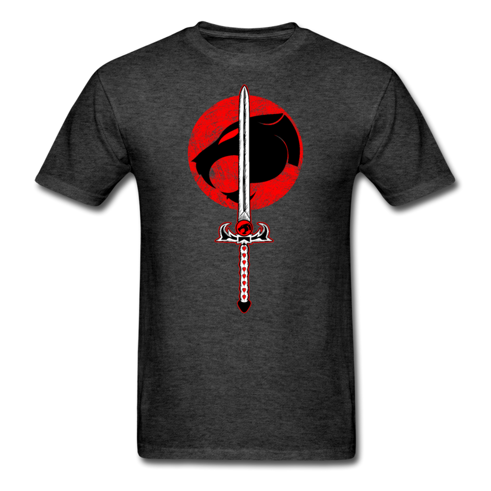 Fan Art Thunder Cats Sword shirt Vintage Cartoon Classic T-Shirt S-6XL - heather black