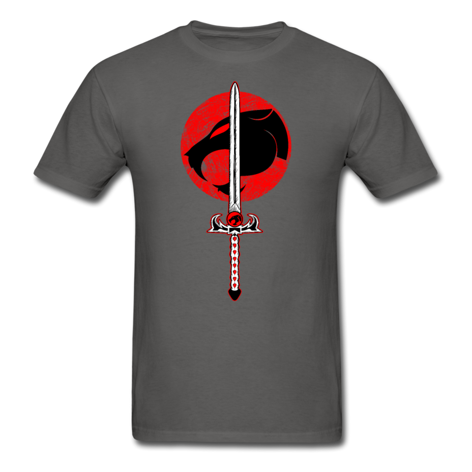 Fan Art Thunder Cats Sword shirt Vintage Cartoon Classic T-Shirt S-6XL - charcoal