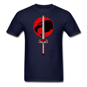Fan Art Thunder Cats Sword shirt Vintage Cartoon Classic T-Shirt S-6XL - navy