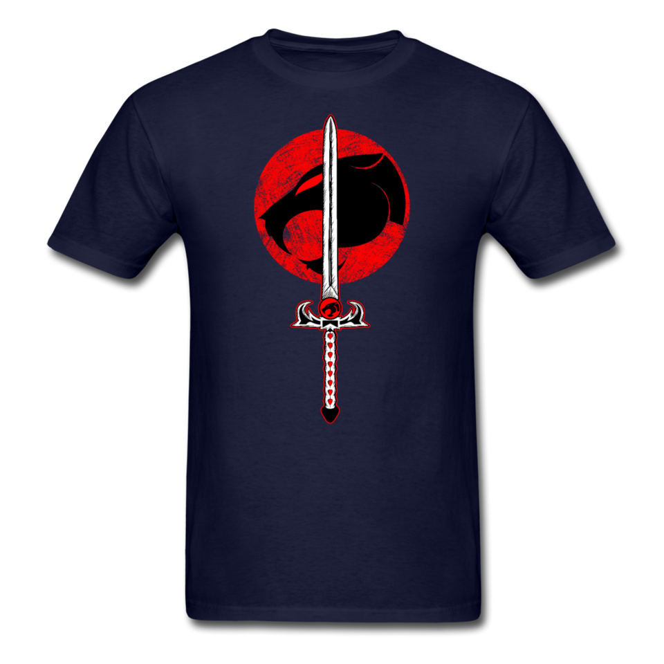 Fan Art Thunder Cats Sword shirt Vintage Cartoon Classic T-Shirt S-6XL - navy