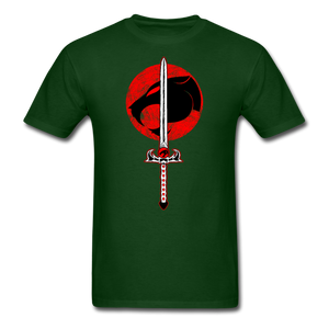 Fan Art Thunder Cats Sword shirt Vintage Cartoon Classic T-Shirt S-6XL - forest green