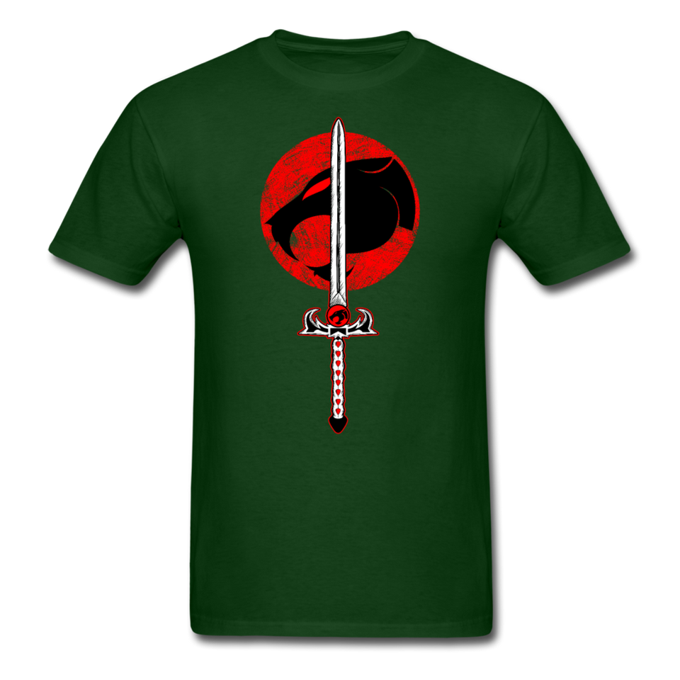Fan Art Thunder Cats Sword shirt Vintage Cartoon Classic T-Shirt S-6XL - forest green