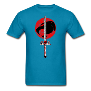 Fan Art Thunder Cats Sword shirt Vintage Cartoon Classic T-Shirt S-6XL - turquoise