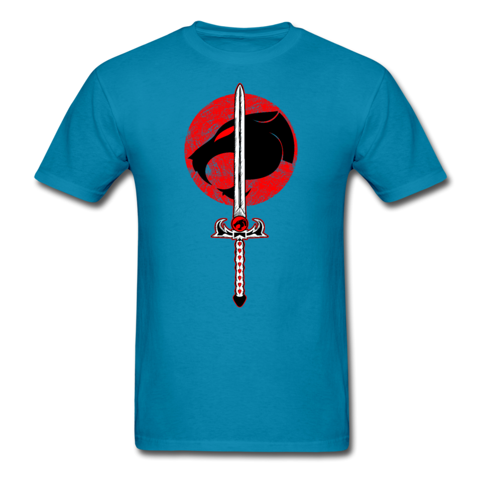 Fan Art Thunder Cats Sword shirt Vintage Cartoon Classic T-Shirt S-6XL - turquoise