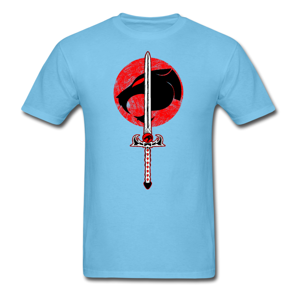 Fan Art Thunder Cats Sword shirt Vintage Cartoon Classic T-Shirt S-6XL - aquatic blue