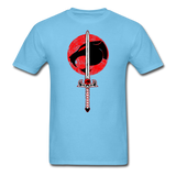 Fan Art Thunder Cats Sword shirt Vintage Cartoon Classic T-Shirt S-6XL - aquatic blue