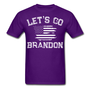 Let's Go Brandon shirt Anti Joe Biden Funny USA Political FJB T-shirt Size S-6XL - purple