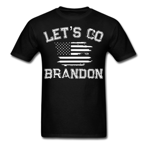 Let's Go Brandon shirt Anti Joe Biden Funny USA Political FJB T-shirt Size S-6XL - black