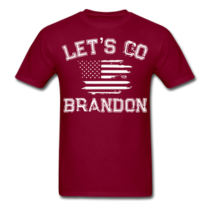 Let's Go Brandon shirt Anti Joe Biden Funny USA Political FJB T-shirt Size S-6XL - burgundy
