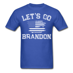 Let's Go Brandon shirt Anti Joe Biden Funny USA Political FJB T-shirt Size S-6XL - royal blue