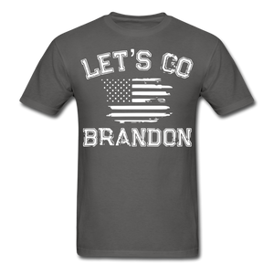 Let's Go Brandon shirt Anti Joe Biden Funny USA Political FJB T-shirt Size S-6XL - charcoal