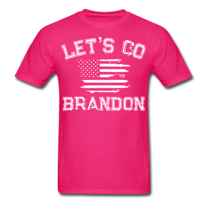 Let's Go Brandon shirt Anti Joe Biden Funny USA Political FJB T-shirt Size S-6XL - fuchsia