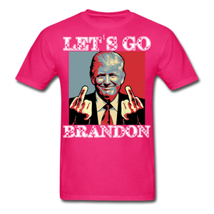 Let's Go Brandon shirt Anti Joe Biden Funny USA Political FJB T-shirt Size S-6XL - fuchsia