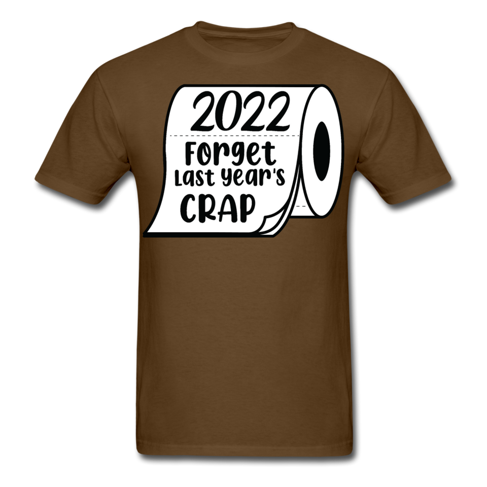New Year 2022 shirt Funny new years eve Toilet Paper T-Shirt Size S-6XL - brown