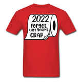 New Year 2022 shirt Funny new years eve Toilet Paper T-Shirt Size S-6XL - red