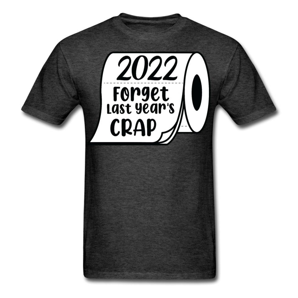 New Year 2022 shirt Funny new years eve Toilet Paper T-Shirt Size S-6XL - heather black