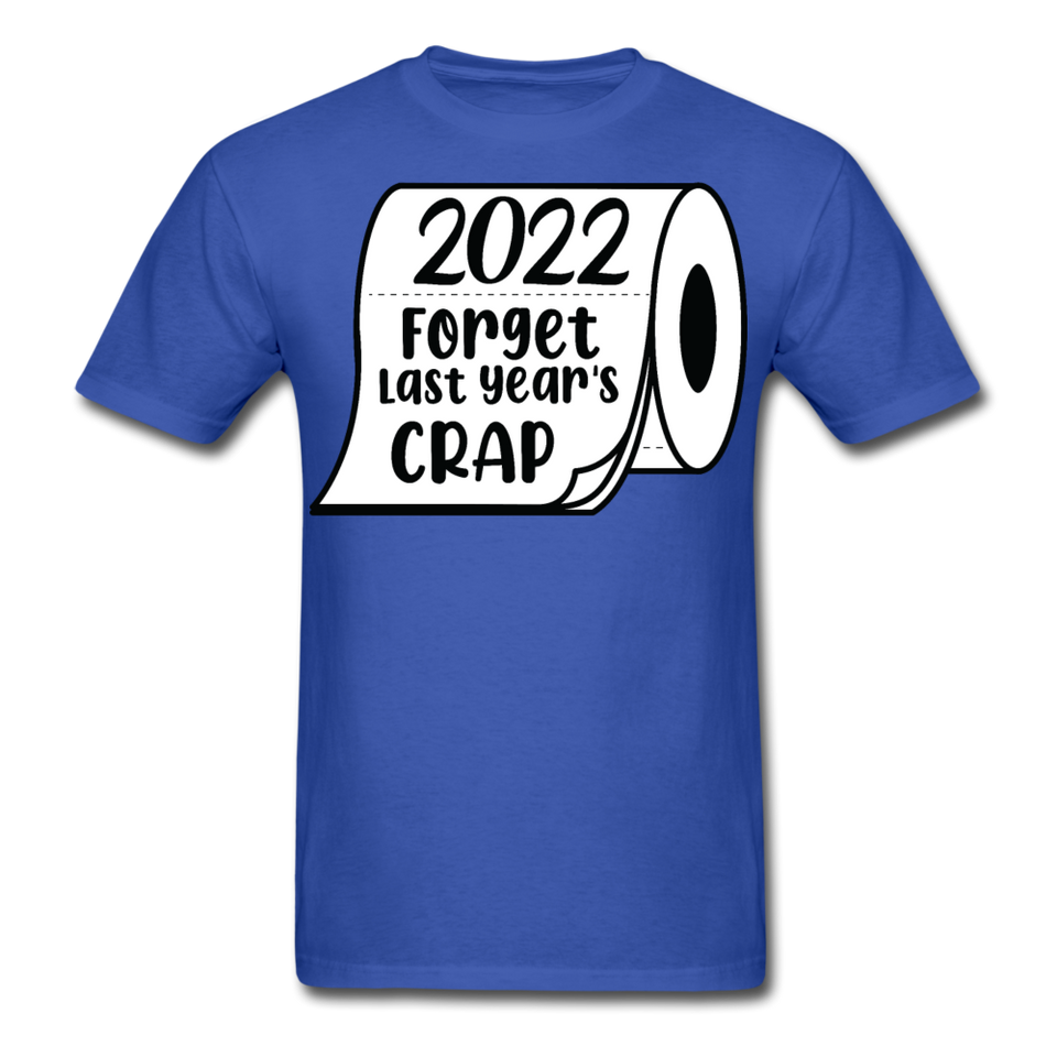 New Year 2022 shirt Funny new years eve Toilet Paper T-Shirt Size S-6XL - royal blue