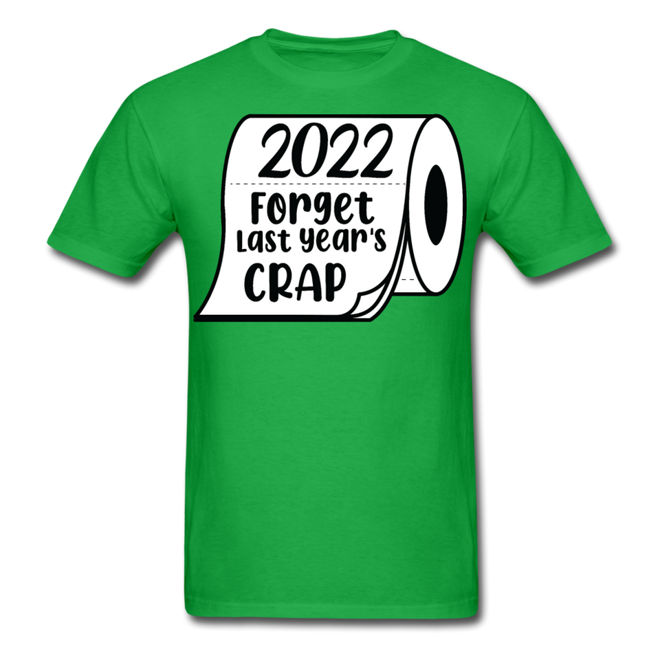 New Year 2022 shirt Funny new years eve Toilet Paper T-Shirt Size S-6XL - bright green