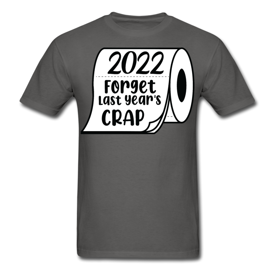 New Year 2022 shirt Funny new years eve Toilet Paper T-Shirt Size S-6XL - charcoal