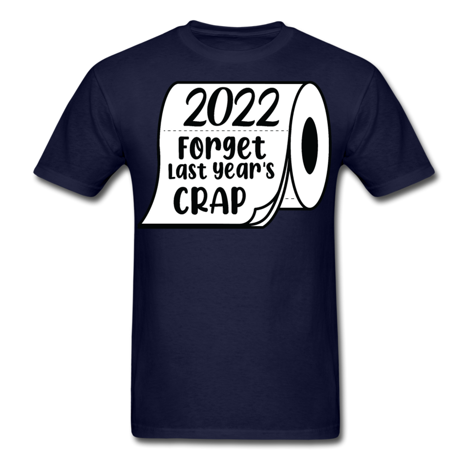 New Year 2022 shirt Funny new years eve Toilet Paper T-Shirt Size S-6XL - navy