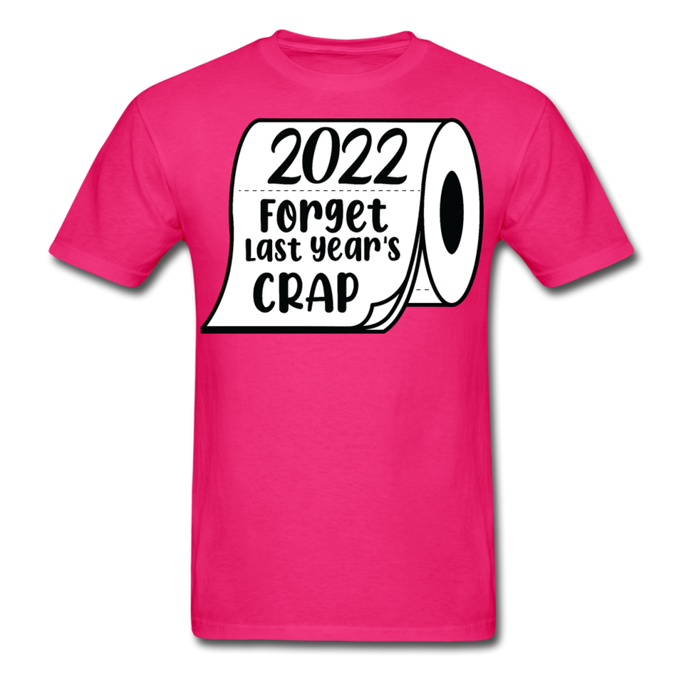 New Year 2022 shirt Funny new years eve Toilet Paper T-Shirt Size S-6XL - fuchsia