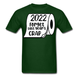 New Year 2022 shirt Funny new years eve Toilet Paper T-Shirt Size S-6XL - forest green