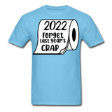 New Year 2022 shirt Funny new years eve Toilet Paper T-Shirt Size S-6XL - aquatic blue