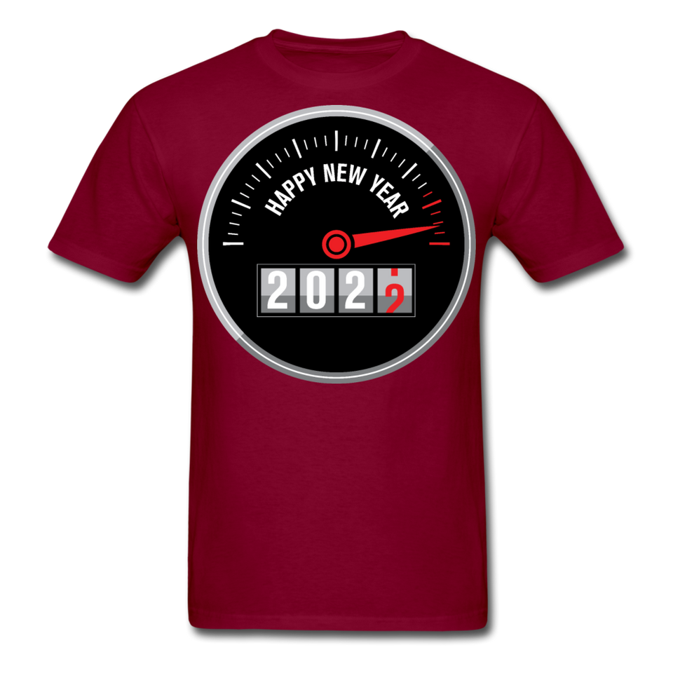 New Year 2022 shirt Funny new years eve car lovers costume gift T-Shirt S-6XL - burgundy