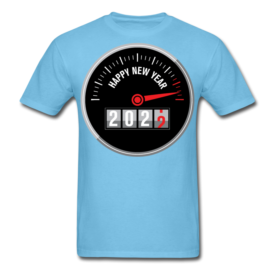 New Year 2022 shirt Funny new years eve car lovers costume gift T-Shirt S-6XL - aquatic blue