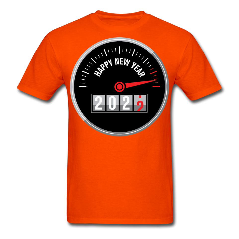 New Year 2022 shirt Funny new years eve car lovers costume gift T-Shirt S-6XL - orange