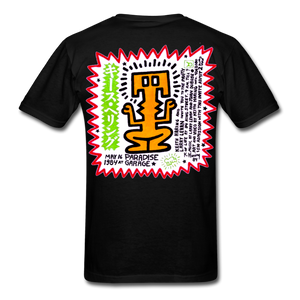 Keith Haring shirt Graphic Street Art T-Shirt - black