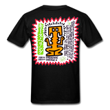 Keith Haring shirt Graphic Street Art T-Shirt - black