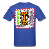 Keith Haring shirt Graphic Street Art T-Shirt - royal blue