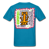 Keith Haring shirt Graphic Street Art T-Shirt - turquoise