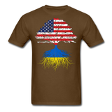 1 - brown