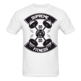 Supreme barbel shirt Gym Fitness T-Shirt size S-6XL - white